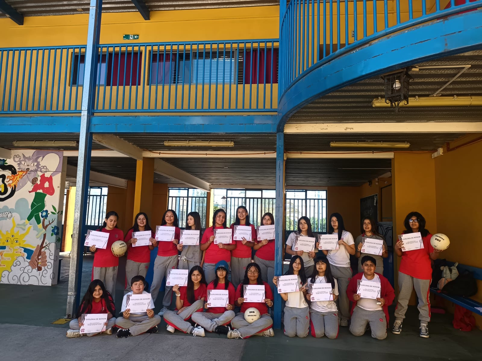 Premiación del Taller de Vóleibol